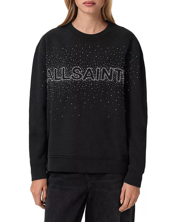 Толстовка Sprinkle etta Allsaints, черный
Толстовка Sprinkle etta Allsaints, черный