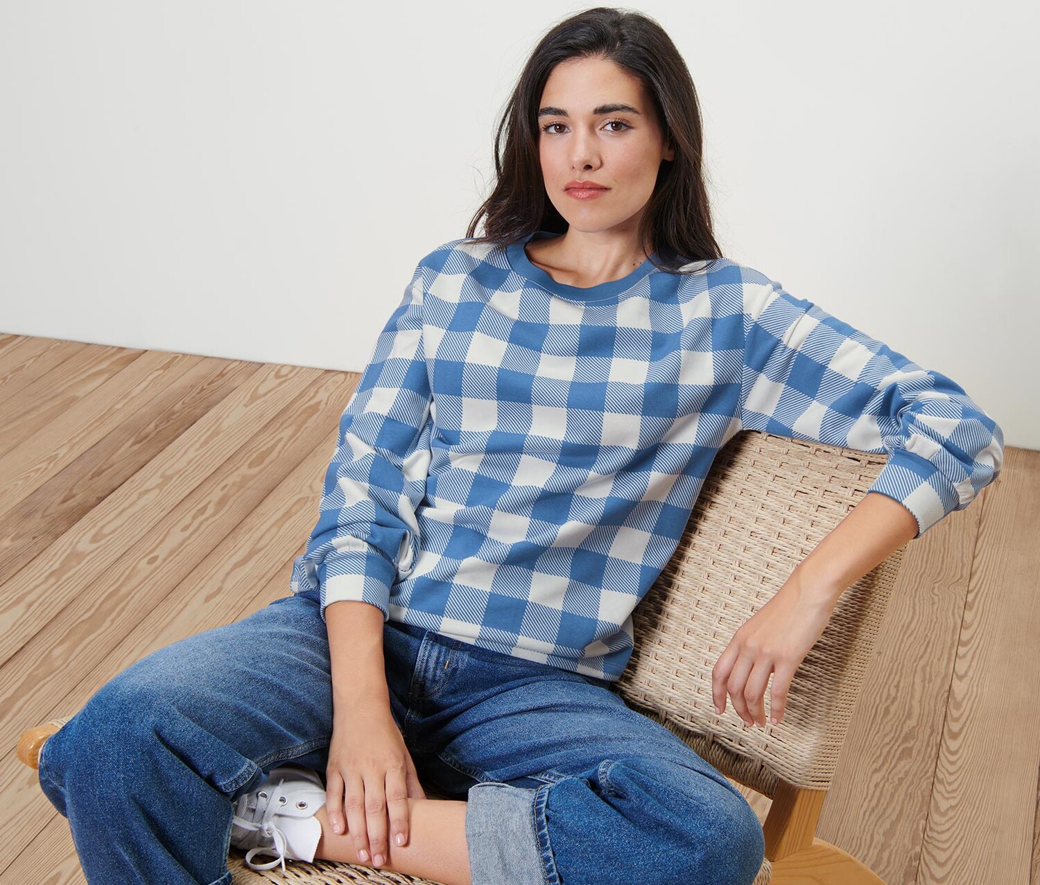 Толстовка в клетку Tchibo
Толстовка в клетку Tchibo