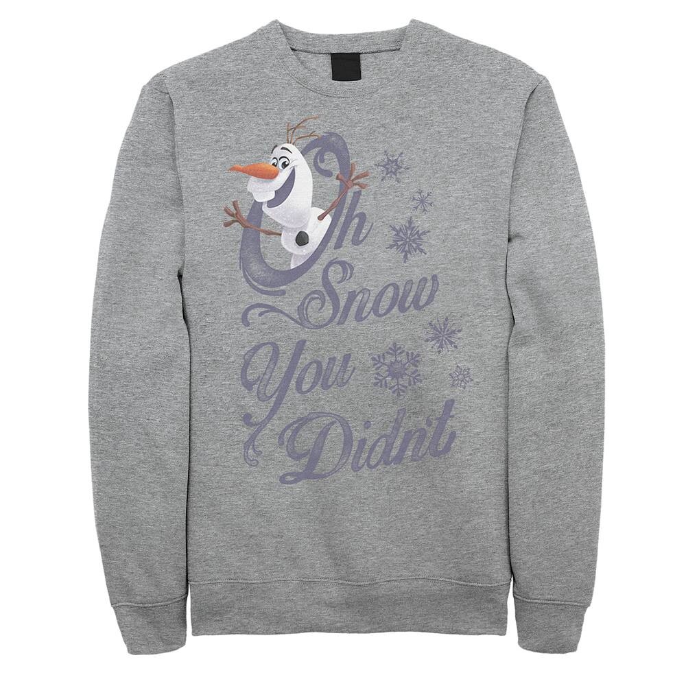 Женская флисовая футболка Disney's Frozen Olaf "Oh Snow You Didn't", цвет Athletic Heather
Женская флисовая футболка Disney's Frozen Olaf "Oh Snow You Didn't", цвет Athletic Heather