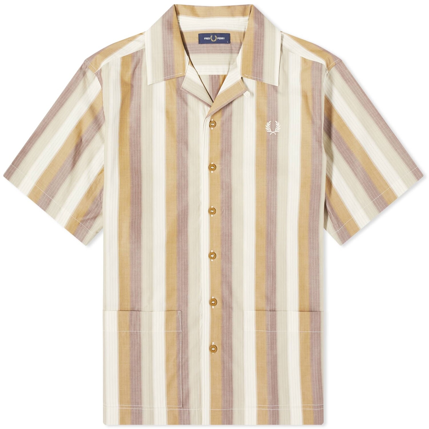 Рубашка Fred Perry Ombre Stripe Short Sleeve Vacation, светло-коричневый/мультиколор
Рубашка Fred Perry Ombre Stripe Short Sleeve Vacation, светло-коричневый/мультиколор