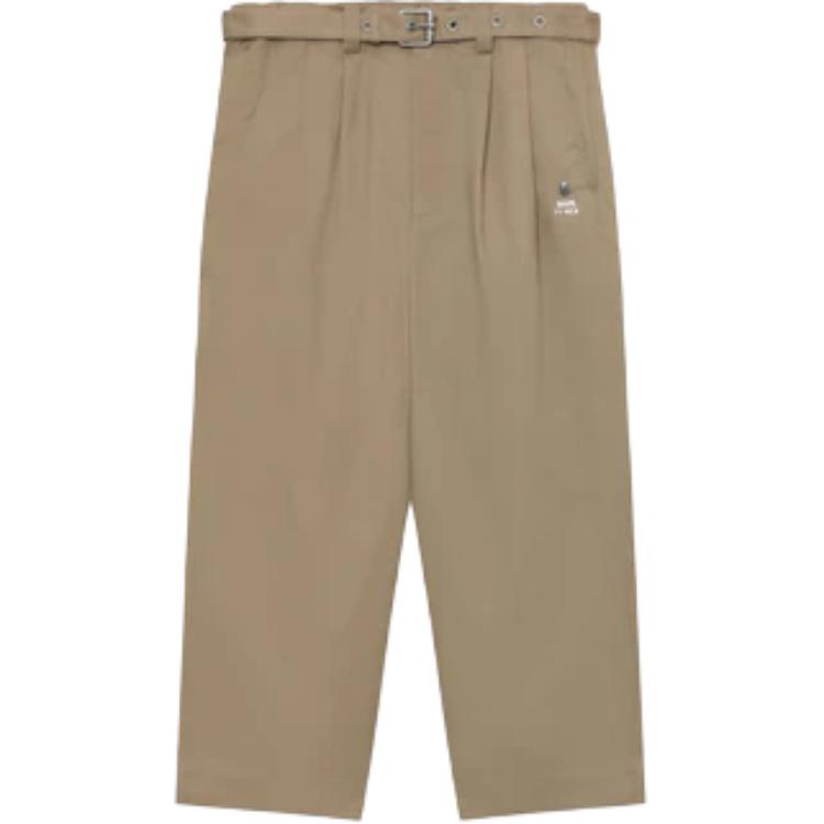 Плиссированные брюки с поясом A BATHING APE, бежевый
Плиссированные брюки с поясом A BATHING APE, бежевый