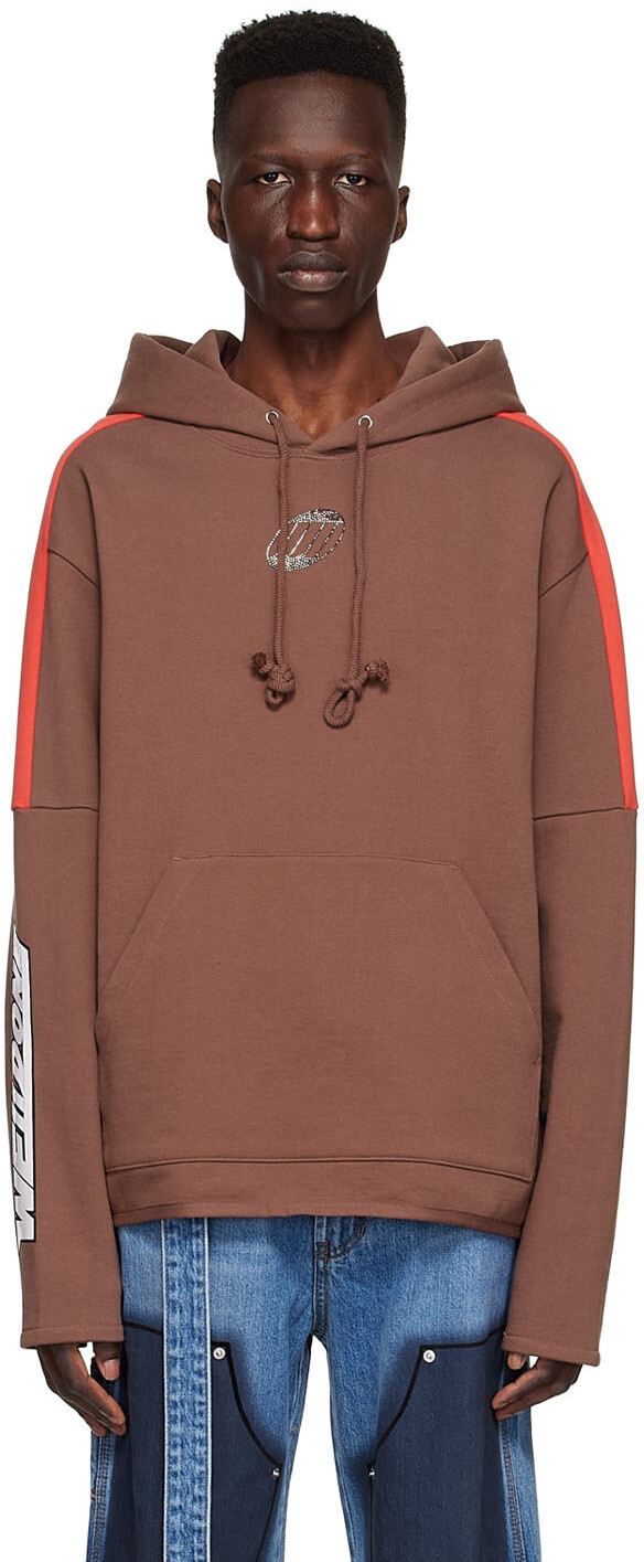 Коричневый худи из хлопка We11done
Коричневый худи из хлопка We11done