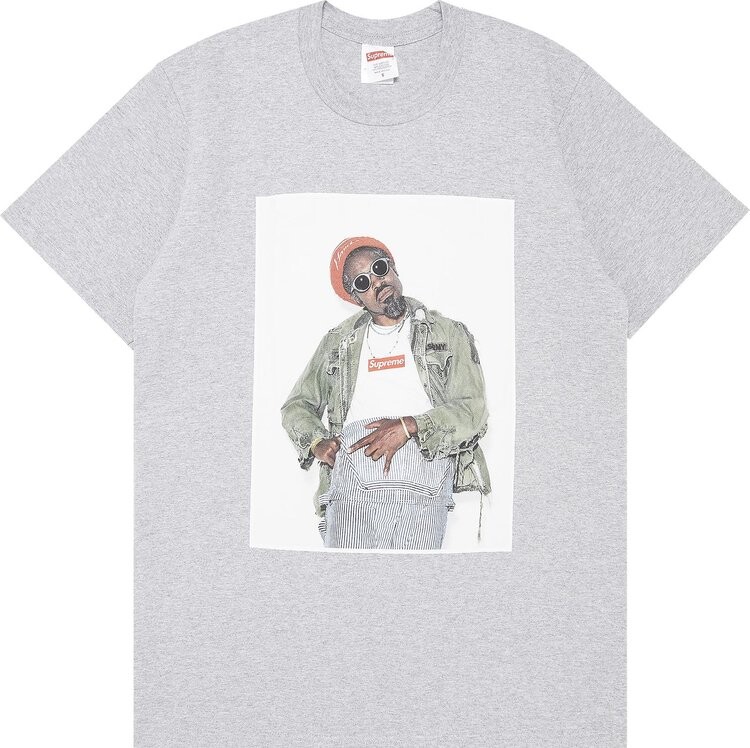 Футболка Supreme André 3000 Tee 'Heather Grey', серый
Футболка Supreme André 3000 Tee 'Heather Grey', серый