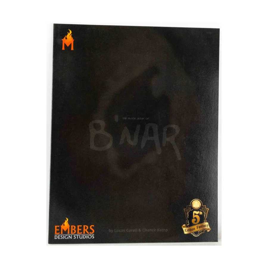Black Book of B'nar, Role Playing Games (Embers Design Studios), мягкая обложка
Black Book of B'nar, Role Playing Games (Embers Design Studios), мягкая обложка