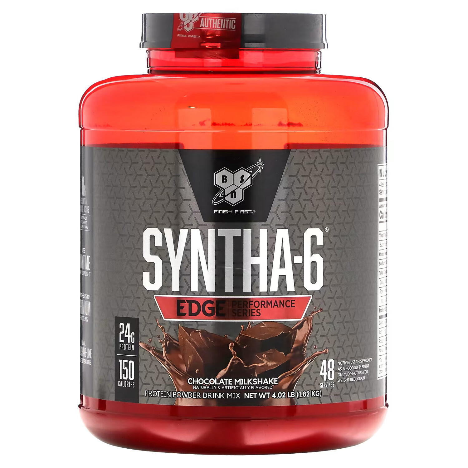 BSN, Syntha-6 Edge, белково-порошковая смесь для напитков, со вкусом шоколадного молочного коктейля, 1,82 кг (4,02 фунта)
BSN, Syntha-6 Edge, белково-порошковая смесь для напитков, со вкусом шоколадного молочного коктейля, 1,82 кг (4,02 фунта)