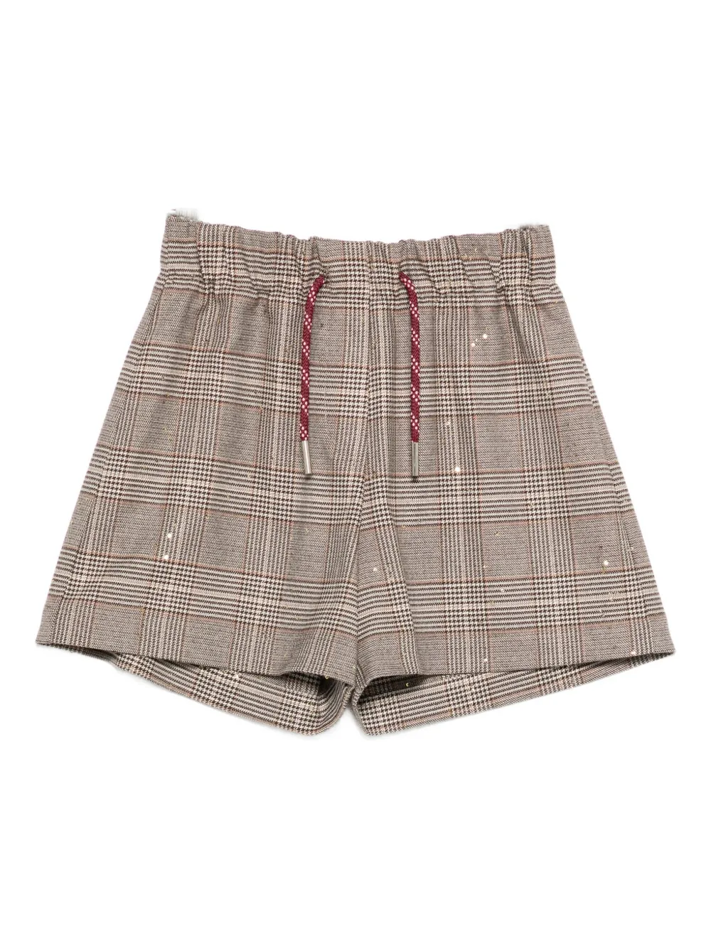 Шорты в клетку на кулиске Vicolo, бежевый
Шорты в клетку на кулиске Vicolo, бежевый