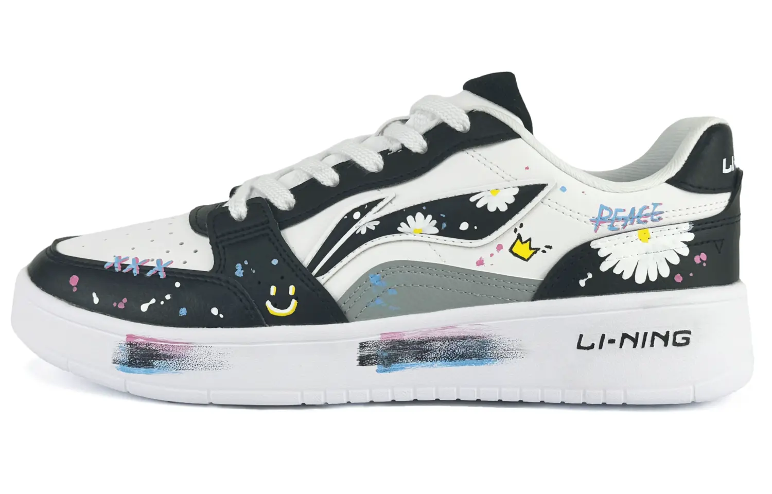 LINING Кроссовки для скейтбординга Acer Truncatum с антискользящим покрытием и низким верхом, мужские, черно-белые
LINING Кроссовки для скейтбординга Acer Truncatum с антискользящим покрытием и низким верхом, мужские, черно-белые