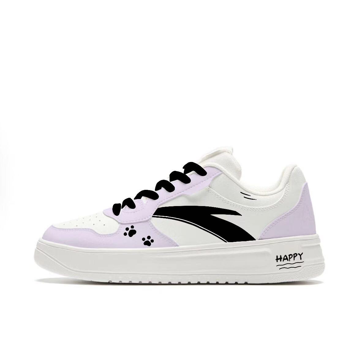 ANTA Легкие таро-следы, освежающий кампусный стиль, милый, сладкий стиль, нишевые парные белые туфли из искусственной кожи
ANTA Легкие таро-следы, освежающий кампусный стиль, милый, сладкий стиль, нишевые парные белые туфли из искусственной кожи