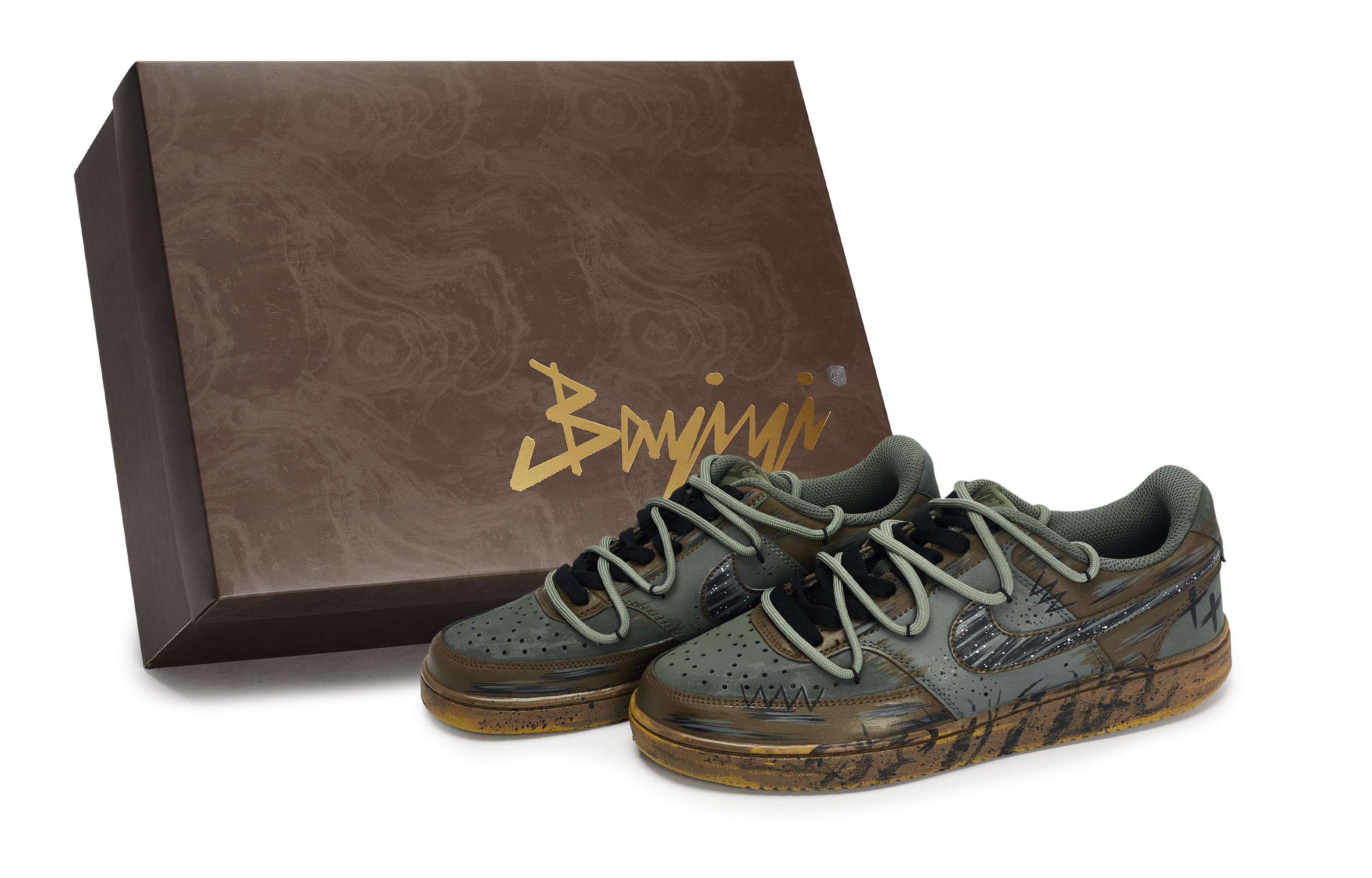 Nike Кроссовки для скейтбординга Court Vision 1, мужские, низкие, черные/коричневые/яшмовые
Nike Кроссовки для скейтбординга Court Vision 1, мужские, низкие, черные/коричневые/яшмовые