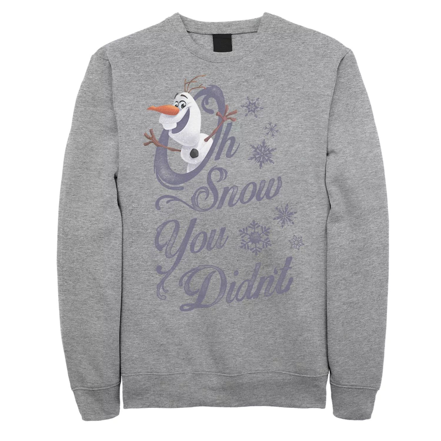 Женская флисовая футболка Disney's Frozen Olaf "Oh Snow You Didn't" Disney
Женская флисовая футболка Disney's Frozen Olaf "Oh Snow You Didn't" Disney