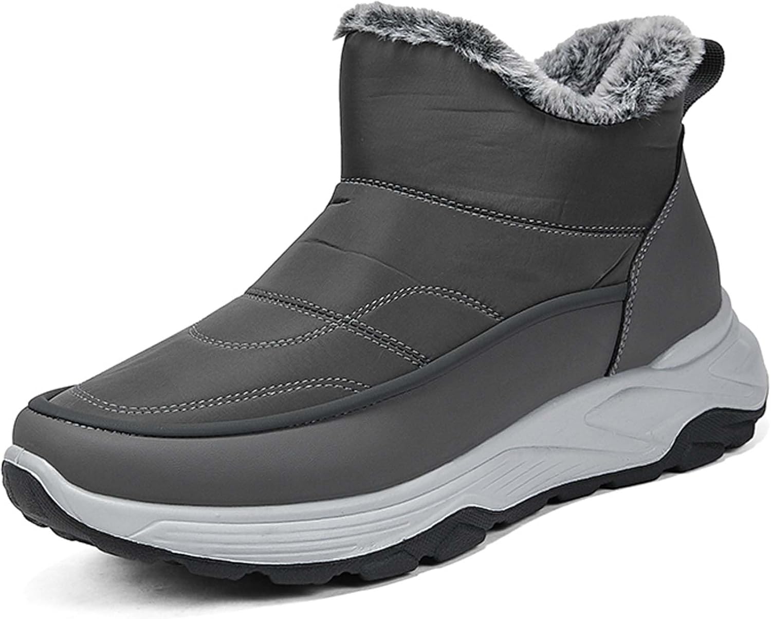 Мужские зимние ботинки с теплой меховой подкладкой, удобные снежные ботинки, водонепроницаемые туристические ботинки, противоскользящие обувь для активного отдыха и прогулок по снегу Generic, серый
Мужские зимние ботинки с теплой меховой подкладкой, удобные снежные ботинки, водонепроницаемые туристические ботинки, противоскользящие обувь для активного отдыха и прогулок по снегу Generic, серый