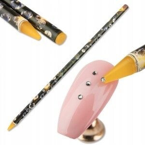 Карандаш-аппликатор для цирконовых украшений, мел, 21,5 см., AllePaznokcie 
Карандаш-аппликатор для цирконовых украшений, мел, 21,5 см., AllePaznokcie