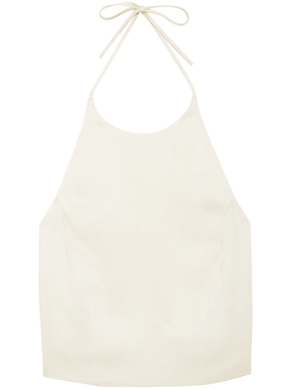 Шелковый топ Leslie с вырезом халтер Anine Bing, бежевый
Шелковый топ Leslie с вырезом халтер Anine Bing, бежевый