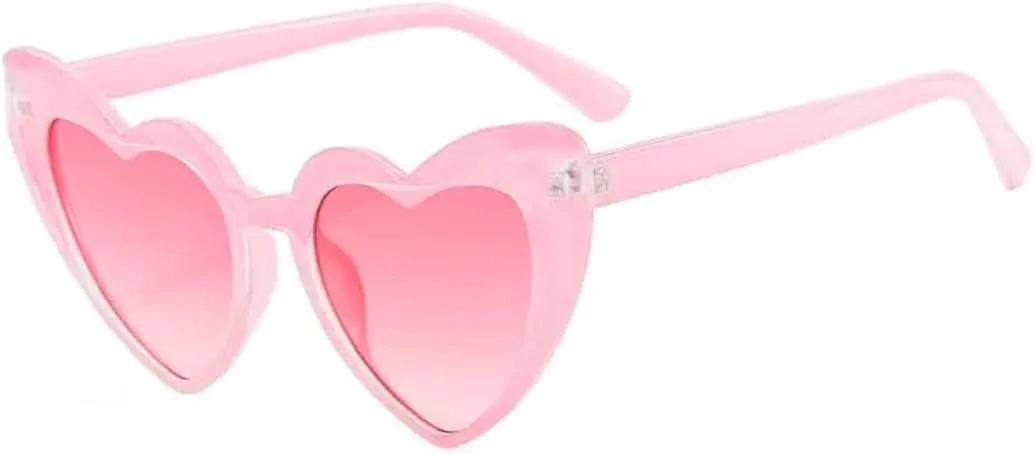 Модные солнцезащитные очки в форме сердца для женщин, стильные для мужчин, для путешествий и вечеринок, с защитой от УФ-излучения UV400 TVTBBVV, Pink Gradient Pink
Модные солнцезащитные очки в форме сердца для женщин, стильные для мужчин, для путешествий и вечеринок, с защитой от УФ-излучения UV400 TVTBBVV, Pink Gradient Pink