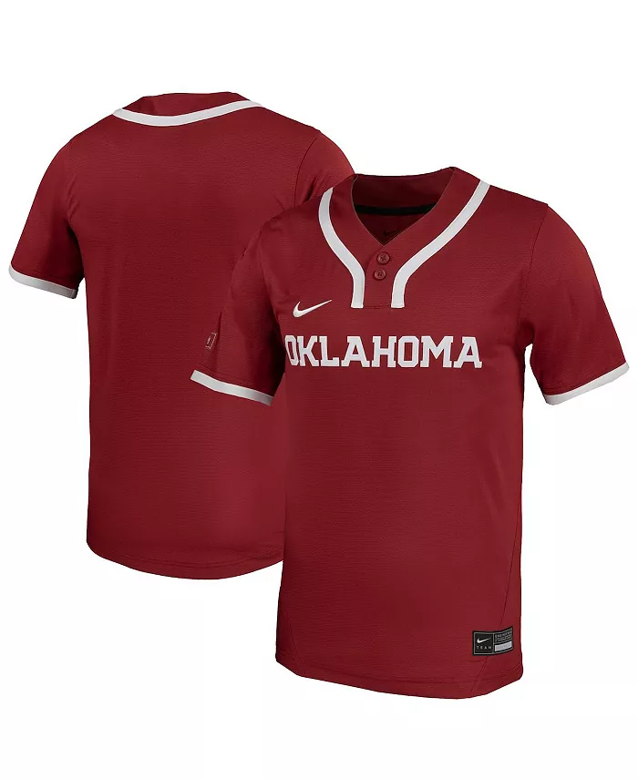 Мужская малиновая реплика бейсбольной футболки Oklahoma Sooners Nike
Мужская малиновая реплика бейсбольной футболки Oklahoma Sooners Nike