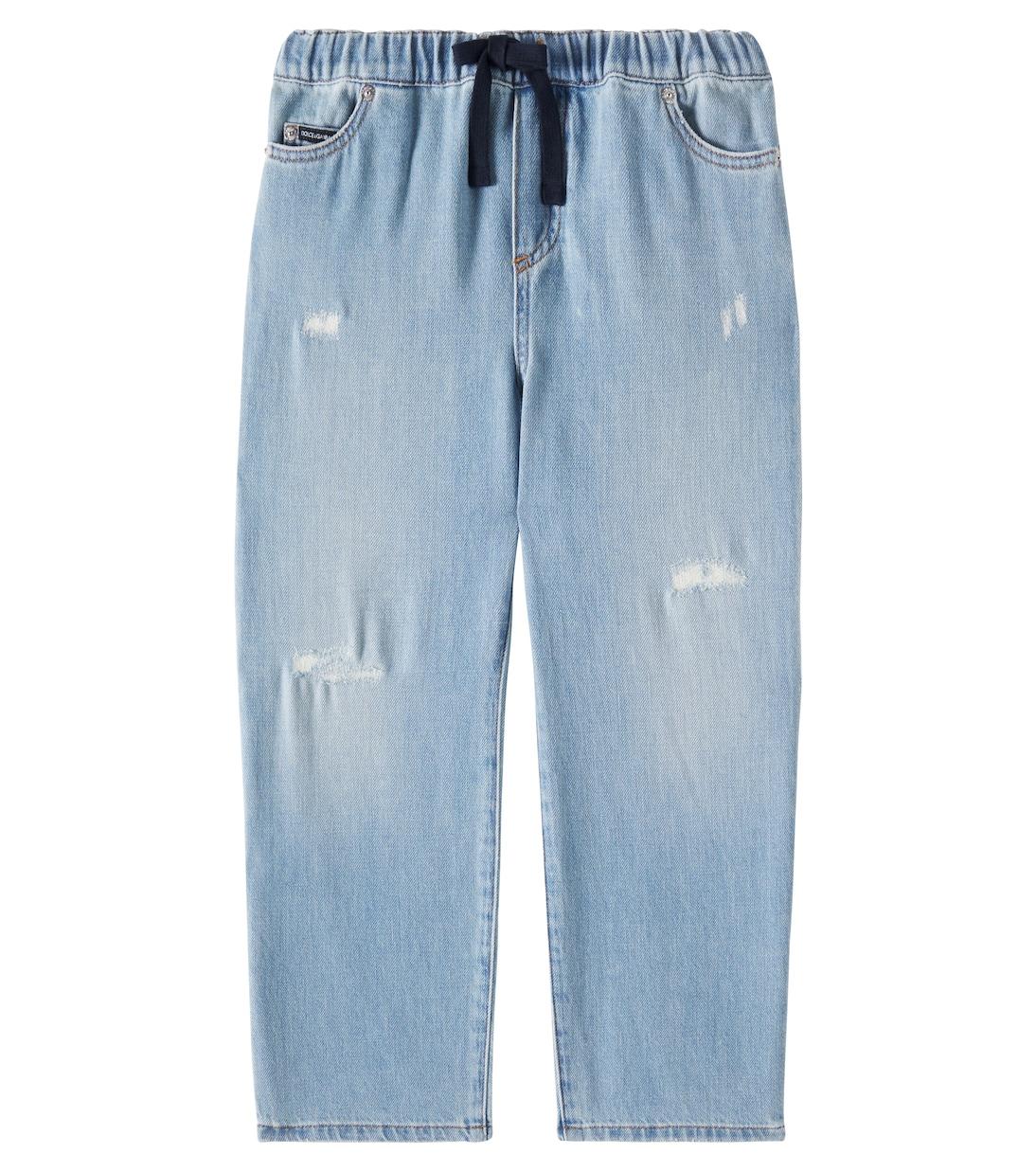 Рваные прямые джинсы Dolce&Gabbana Kids, Variante Abbinata
Рваные прямые джинсы Dolce&Gabbana Kids, Variante Abbinata