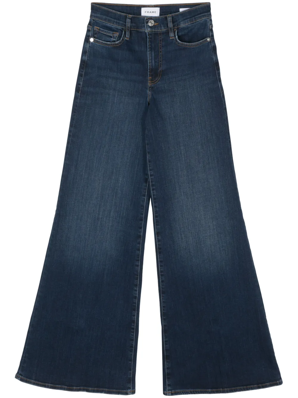 Длинные расклешенные брюки FRAME, синий
Длинные расклешенные брюки FRAME, синий