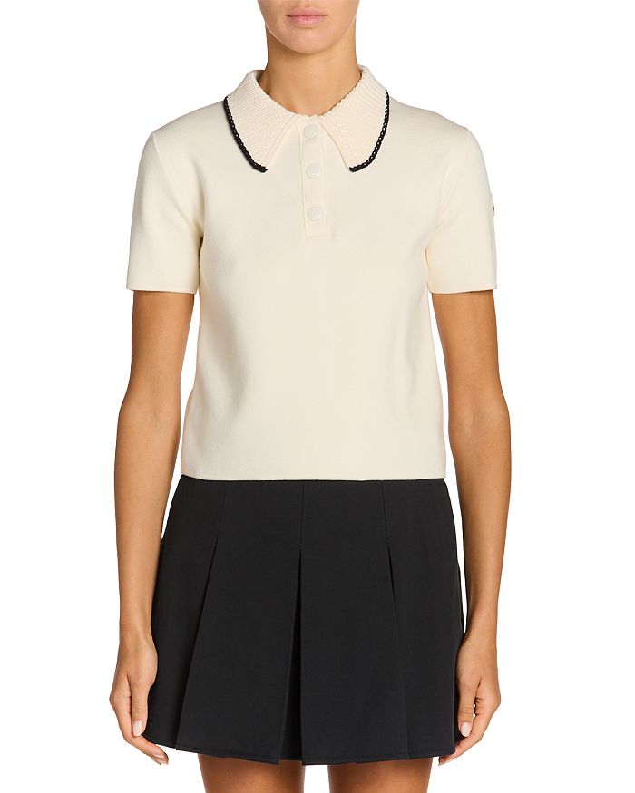 Поло свитер Moncler, белый
Поло свитер Moncler, белый