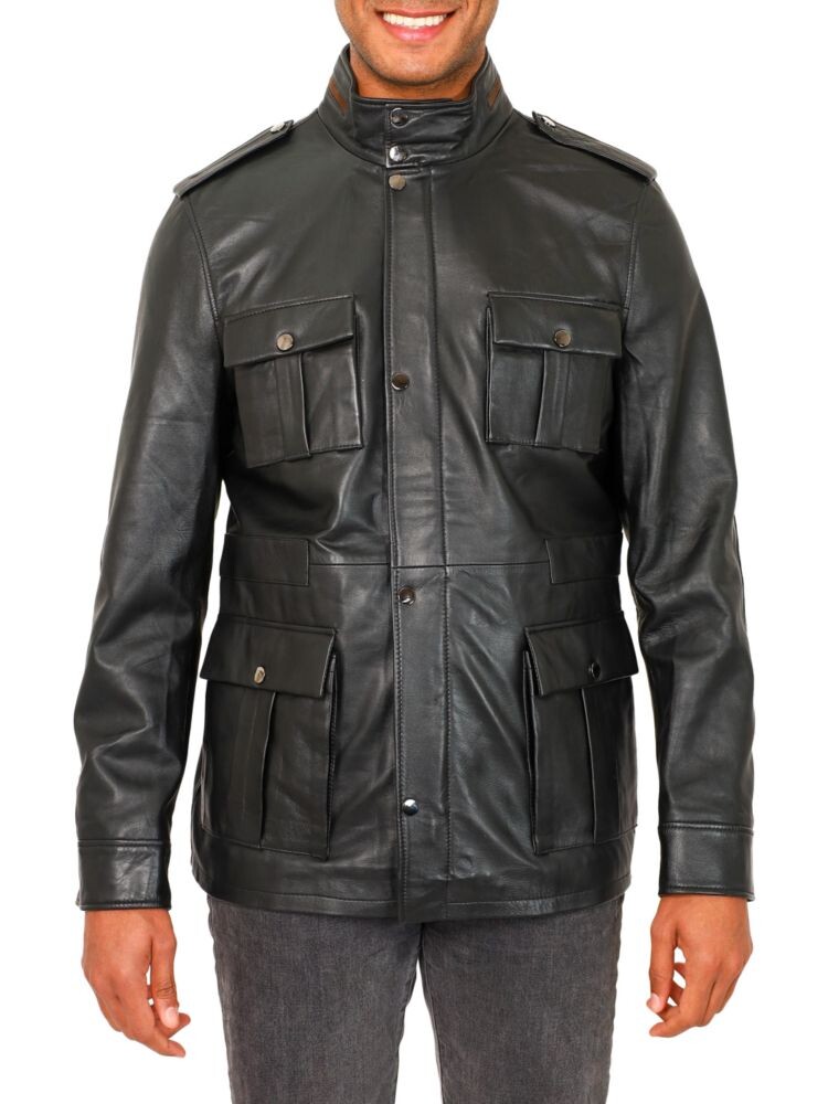 Кожаная куртка Vannesia с эполетом Vellapais, черный
Кожаная куртка Vannesia с эполетом Vellapais, черный