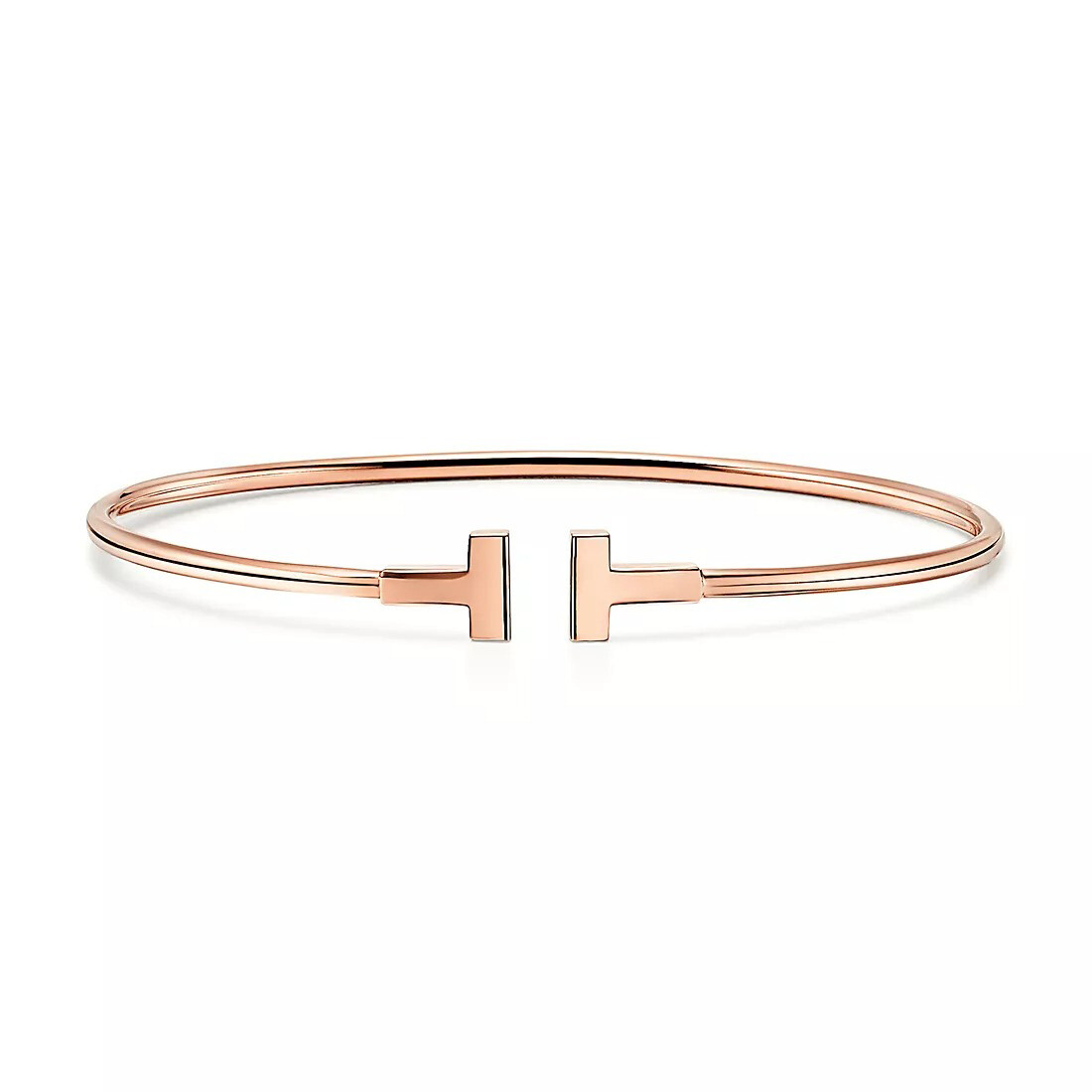 Браслет Tiffany & Co Tiffany T Narrow Wire, розовое золото
Браслет Tiffany & Co Tiffany T Narrow Wire, розовое золото