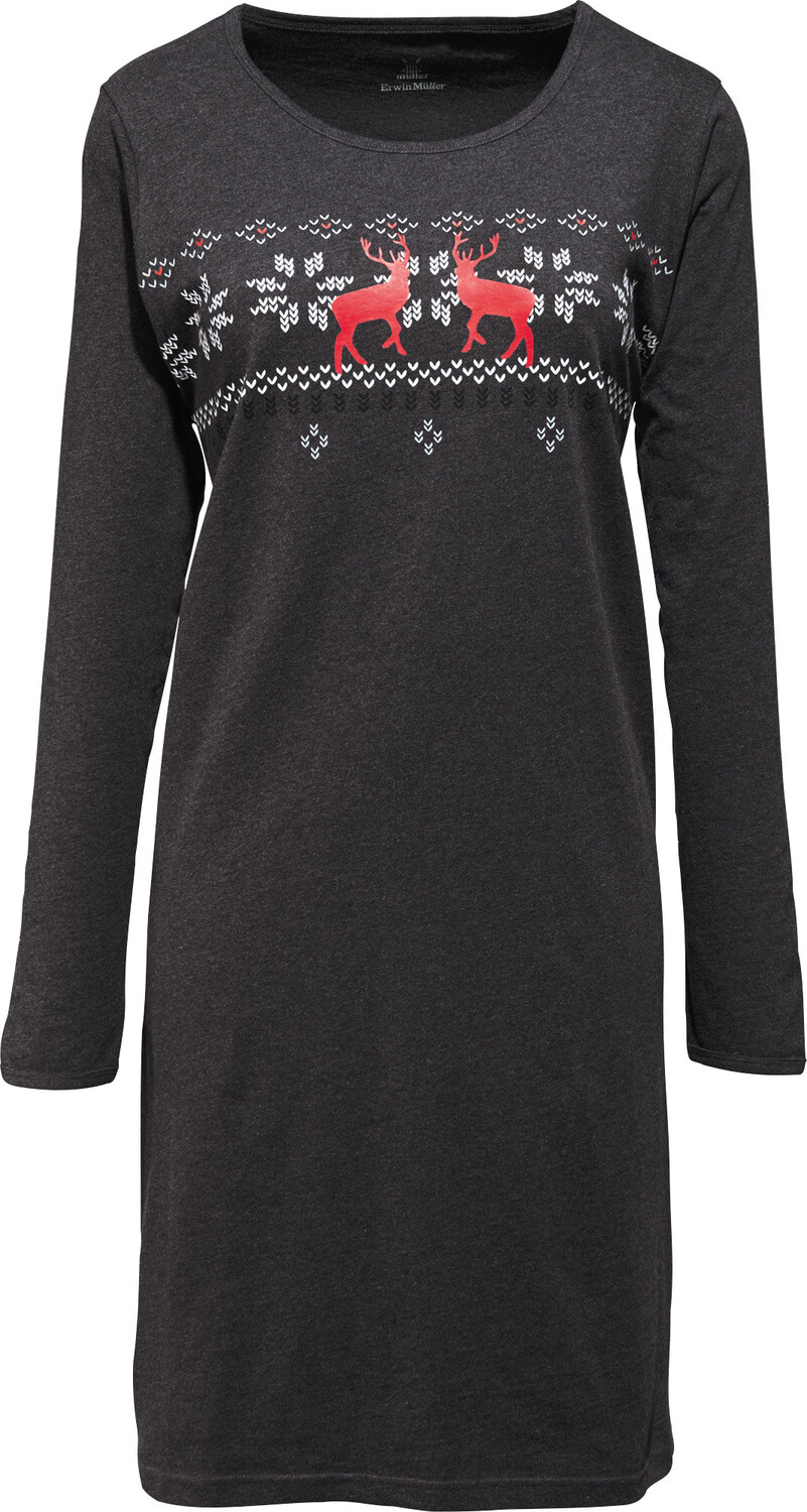 Ночная рубашка Erwin Müller, цвет anthrazit meliert
Ночная рубашка Erwin Müller, цвет anthrazit meliert