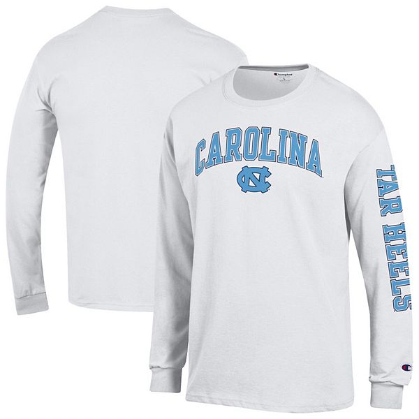 Мужская белая футболка с длинным рукавом north carolina tar heels arch over logo 2-hit Champion
Мужская белая футболка с длинным рукавом north carolina tar heels arch over logo 2-hit Champion