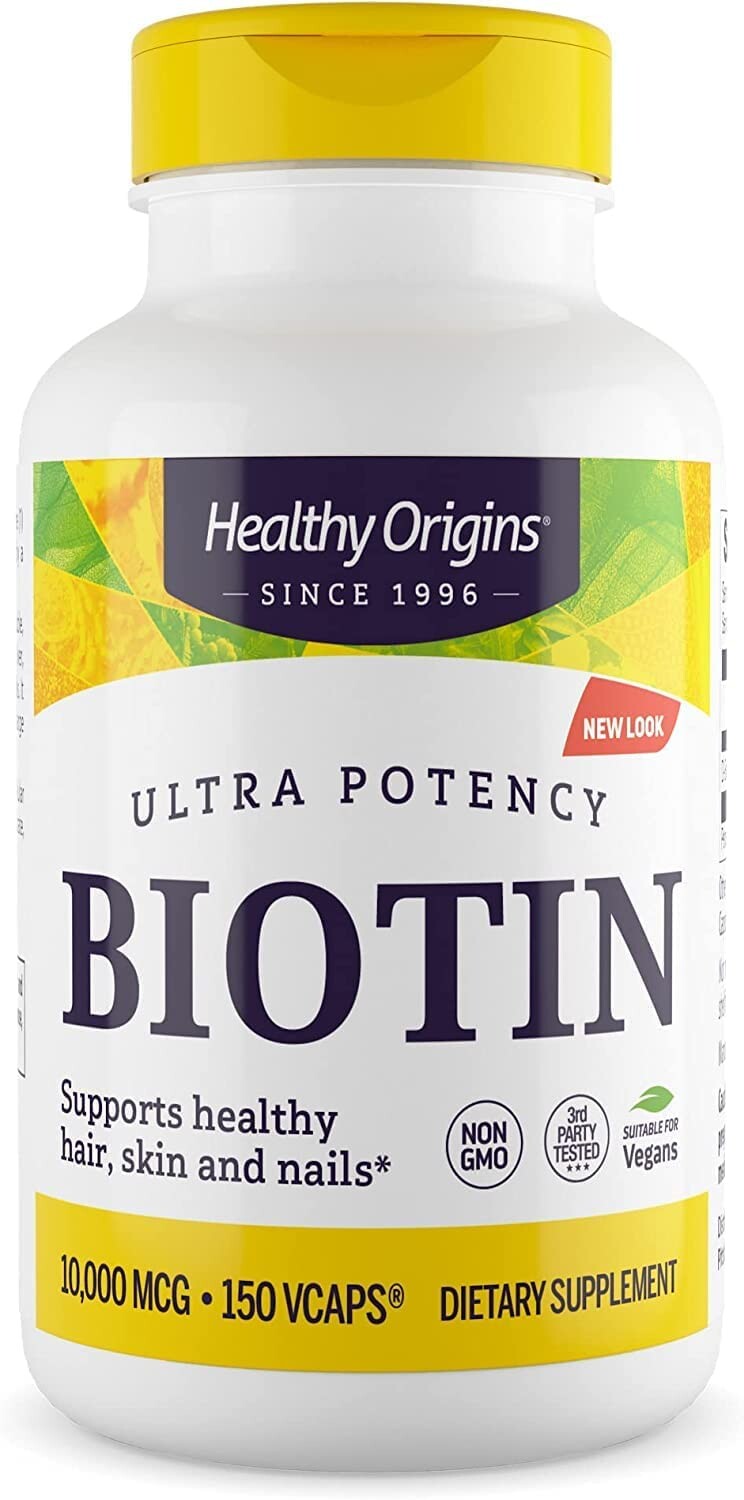 Биотин Healthy Origins, 10000 мкг, 150 капсул
Биотин Healthy Origins, 10000 мкг, 150 капсул