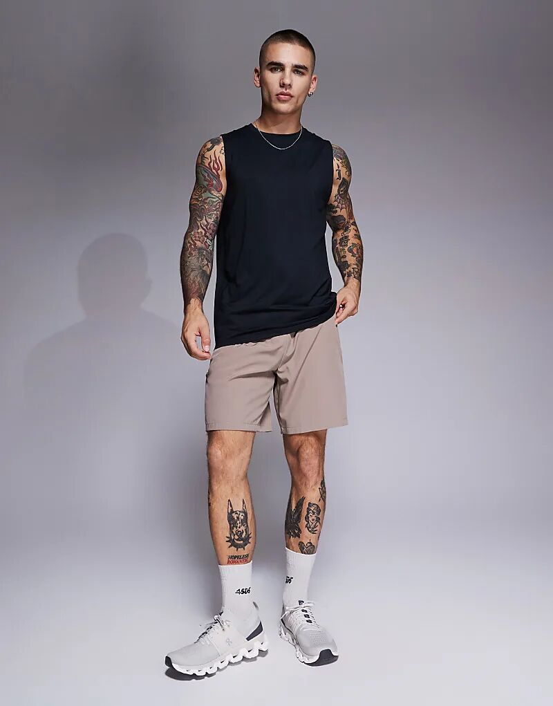 Майка Icon Training без рукавов с быстросохнущей структурой черного цвета ASOS 4505
Майка Icon Training без рукавов с быстросохнущей структурой черного цвета ASOS 4505