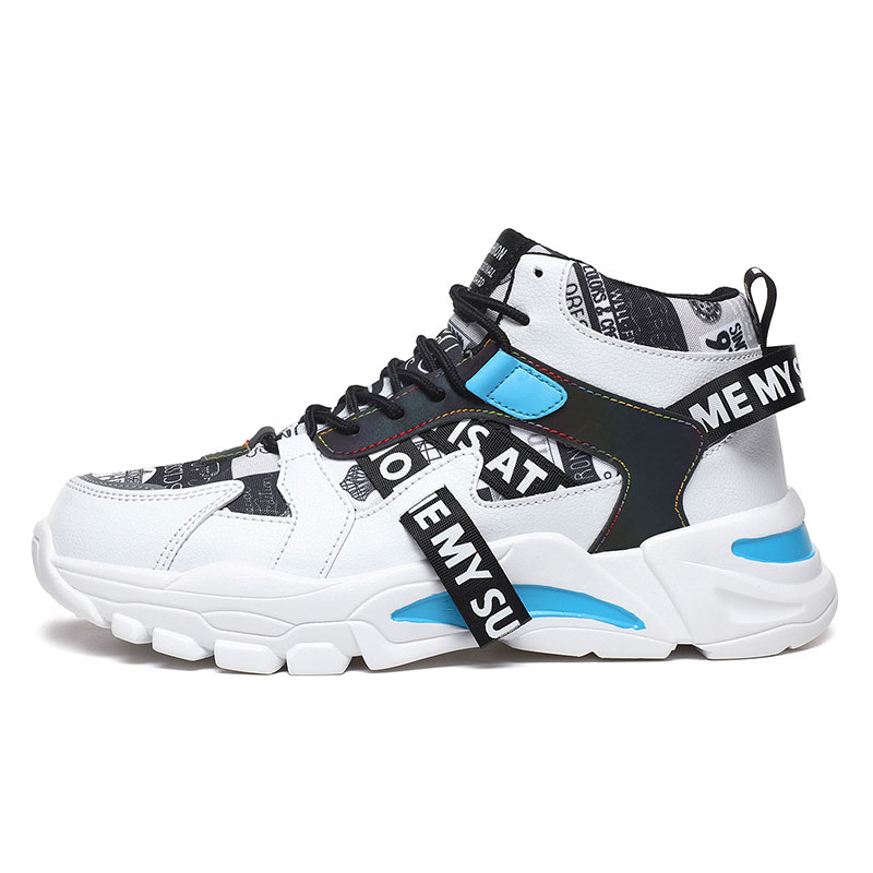 JANECO Износостойкие высокие повседневные кроссовки унисекс бело-голубые, цвет White Blue
JANECO Износостойкие высокие повседневные кроссовки унисекс бело-голубые, цвет White Blue