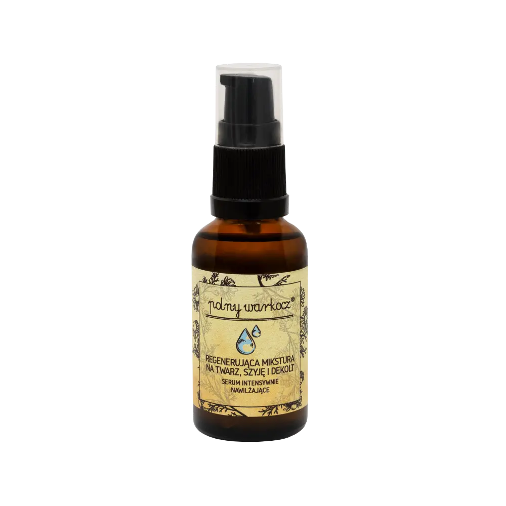Polny Warkocz регенерирующая сыворотка для лица, шеи и декольте, 30 мл
Polny Warkocz регенерирующая сыворотка для лица, шеи и декольте, 30 мл