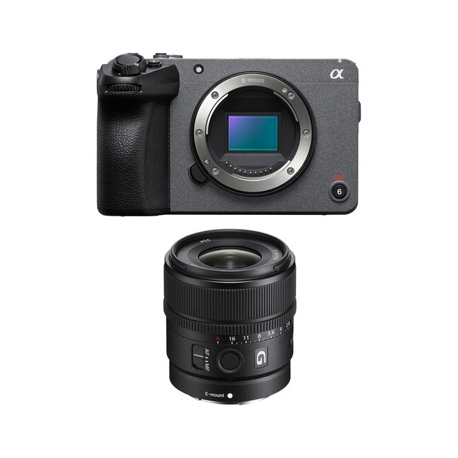 Видеокамера Sony FX30 Digital Cinema Camera ILME-FX30B Kit с объективом E 15mm f/1.4 G SEL15F14G, черный
Видеокамера Sony FX30 Digital Cinema Camera ILME-FX30B Kit с объективом E 15mm f/1.4 G SEL15F14G, черный