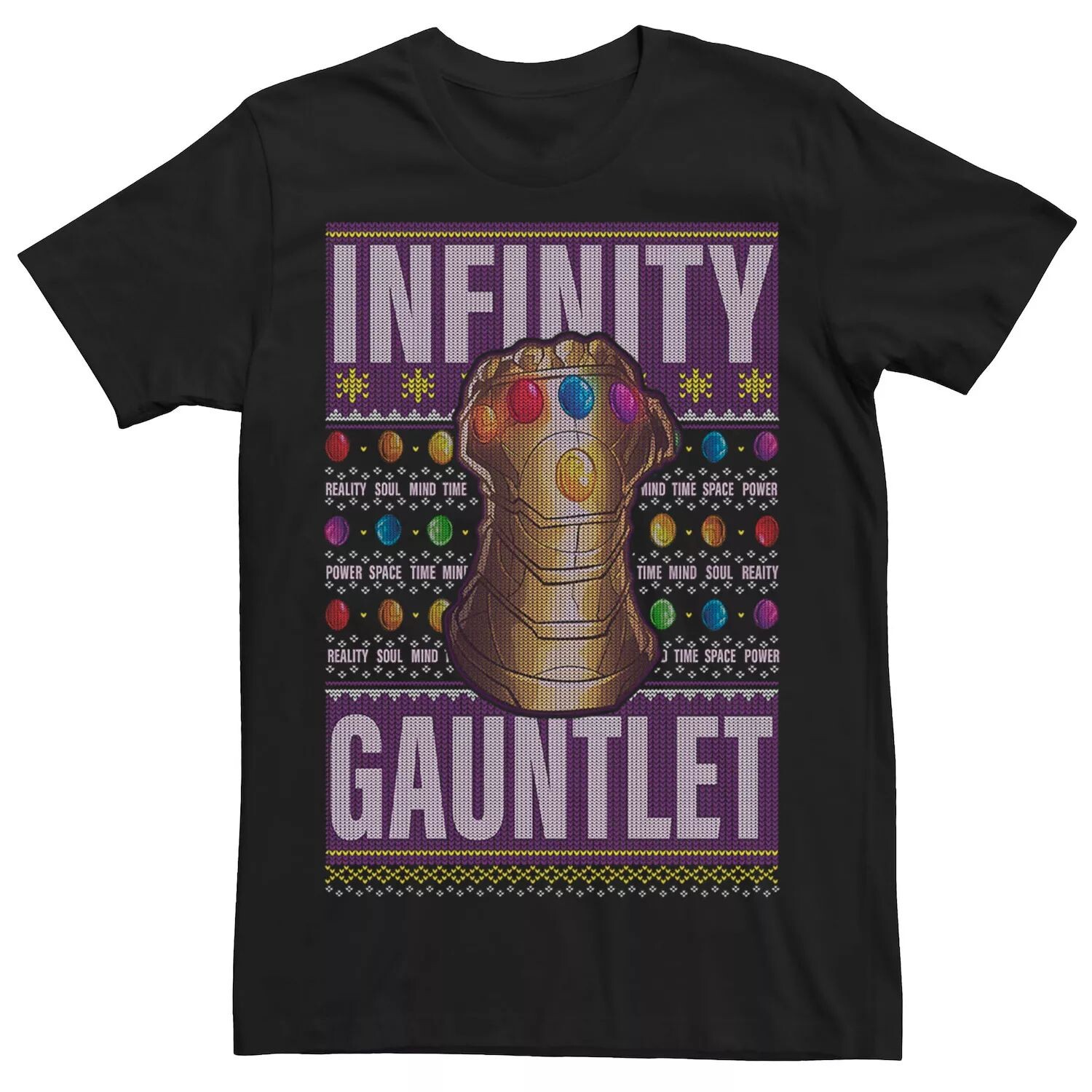 Мужская футболка-свитер Ugly Christmas Gauntlet Marvel Thanos Gauntlet Licensed Character
Мужская футболка-свитер Ugly Christmas Gauntlet Marvel Thanos Gauntlet Licensed Character