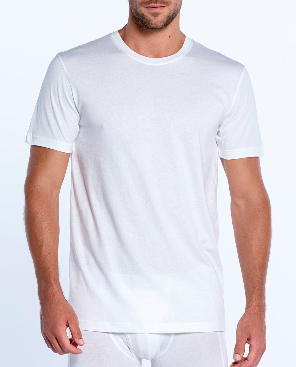 Мужская майка с короткими рукавами и круглым вырезом, 100% чесаный хлопок. Плоские внутренние швы Punto Blanco, белый
Мужская майка с короткими рукавами и круглым вырезом, 100% чесаный хлопок. Плоские внутренние швы Punto Blanco, белый