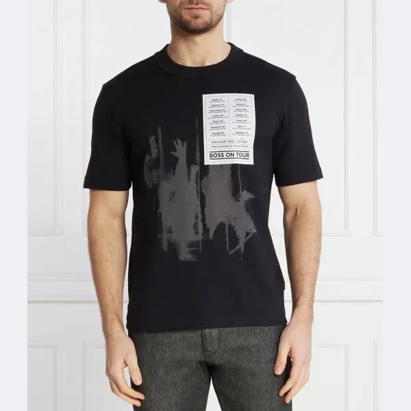 Футболка свободного кроя Te_patchwork Boss, черный
Футболка свободного кроя Te_patchwork Boss, черный