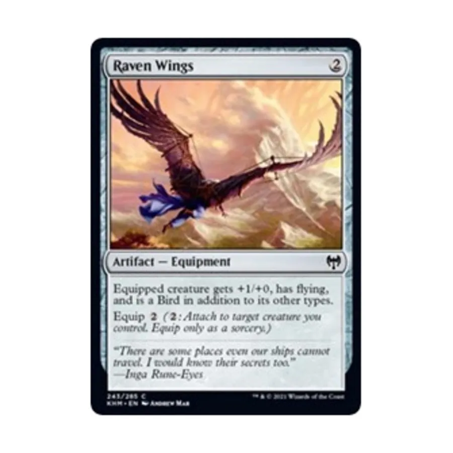 CCG Крылья Ворона (К), MTG - Kaldheim
CCG Крылья Ворона (К), MTG - Kaldheim