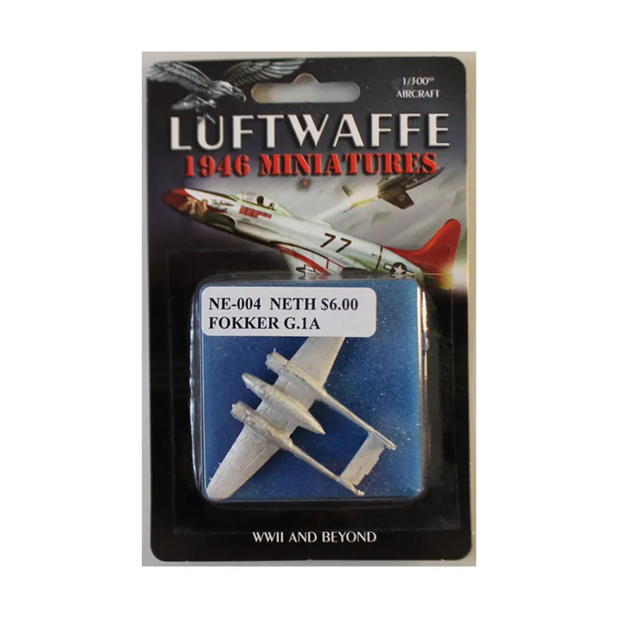 Фоккер G.1A, Luftwaffe 1946 Miniatures - Netherlands (1:300)
Фоккер G.1A, Luftwaffe 1946 Miniatures - Netherlands (1:300)