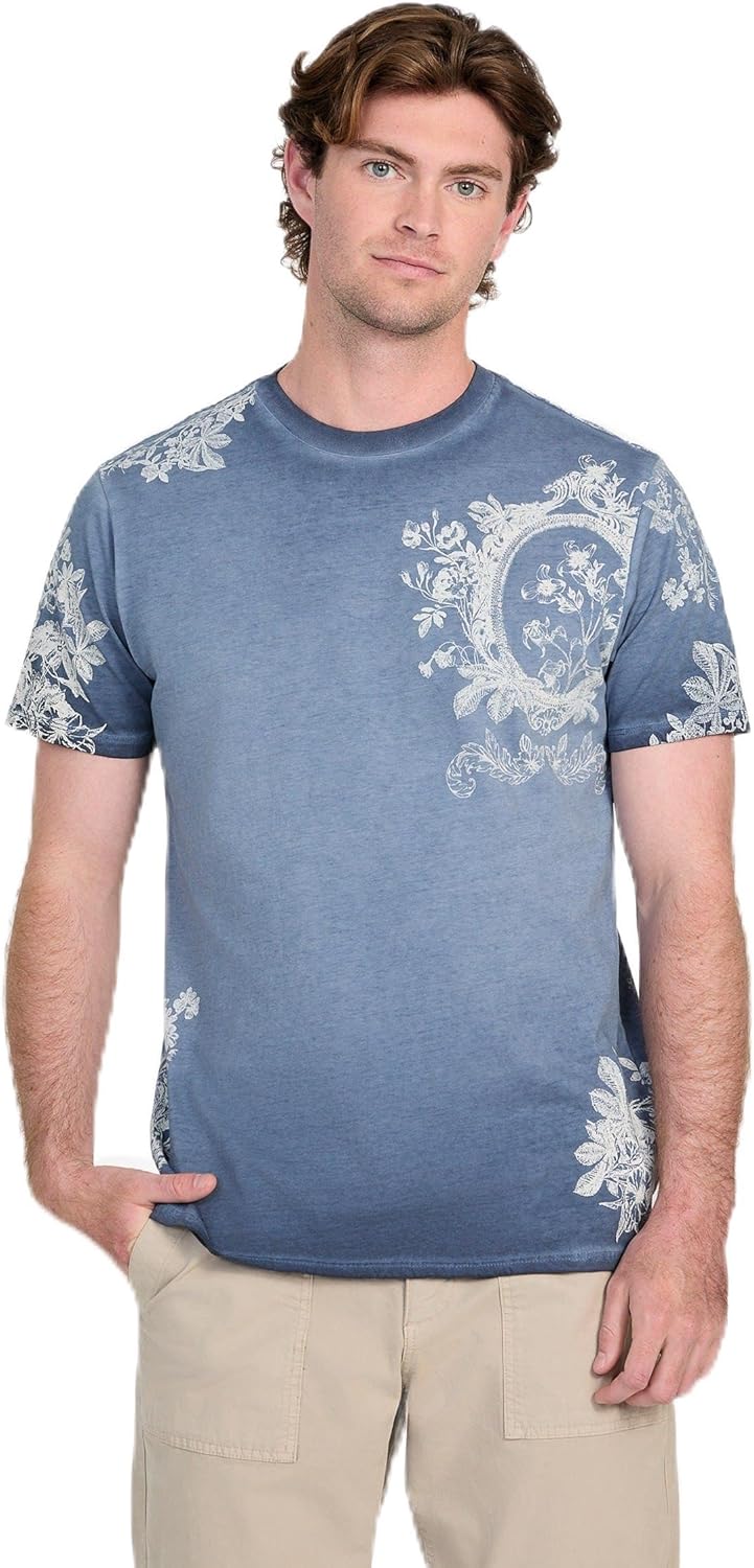 Мужская футболка GUESS Eco с коротким рукавом и цветочным принтом, Smart Blue Multi, Синий, Мужская футболка GUESS Eco с коротким рукавом и цветочным принтом, Smart Blue Multi
Мужская футболка GUESS Eco с коротким рукавом и цветочным принтом, Smart Blue Multi, Синий, Мужская футболка GUESS Eco с коротким рукавом и цветочным принтом, Smart Blue Multi