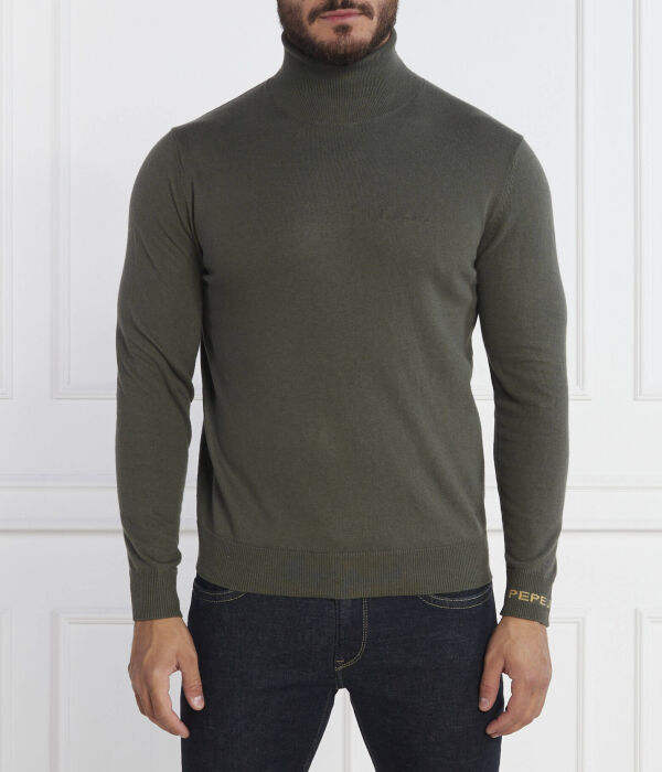 Водолазка мужская Pepe Jeans London хлопковая, зеленый
Водолазка мужская Pepe Jeans London хлопковая, зеленый