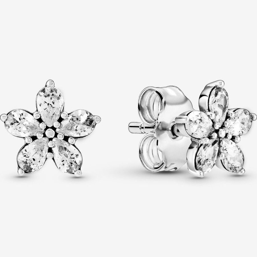 Серьги Pandora Sparkling Snowflake, серебро
Серьги Pandora Sparkling Snowflake, серебро