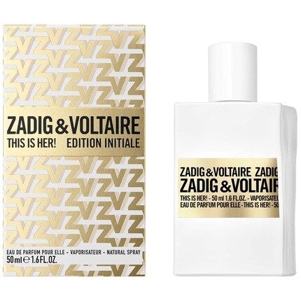 Zadig & Voltaire Задиг и Вольтер Это она! Edition Initiale EDP для женщин, 1,6 жидких унции
Zadig & Voltaire Задиг и Вольтер Это она! Edition Initiale EDP для женщин, 1,6 жидких унции