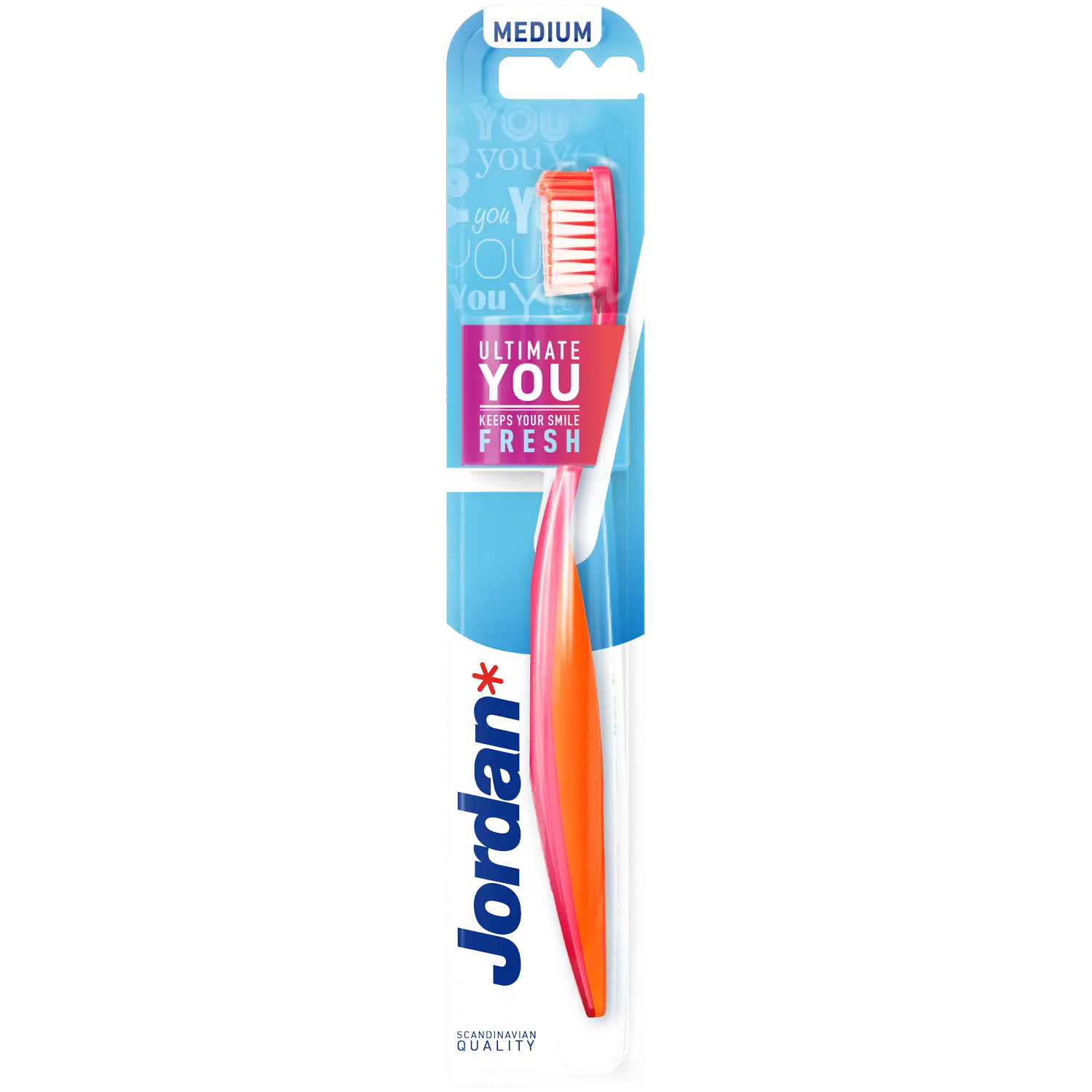 Jordan Ultimate You средняя зубная щетка, 1 шт.
Jordan Ultimate You средняя зубная щетка, 1 шт.