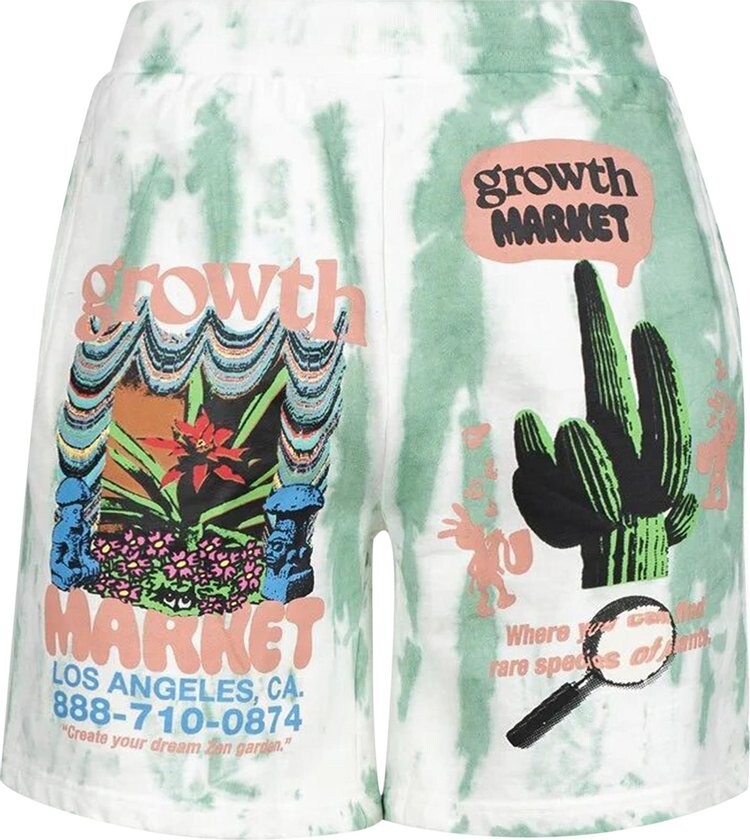 Спортивные шорты Market Growth Tie Dye Sweatshorts 'Green Stripe Tie Dye', разноцветный
Спортивные шорты Market Growth Tie Dye Sweatshorts 'Green Stripe Tie Dye', разноцветный