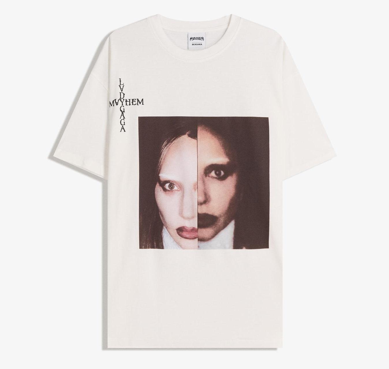 Футболка Bershka Lady Gaga Short-Sleeved Print, белый
Футболка Bershka Lady Gaga Short-Sleeved Print, белый