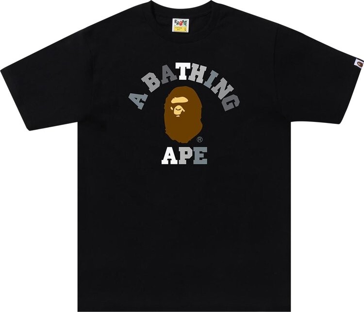 Футболка BAPE Colors College Tee 'Black/Black', черный
Футболка BAPE Colors College Tee 'Black/Black', черный