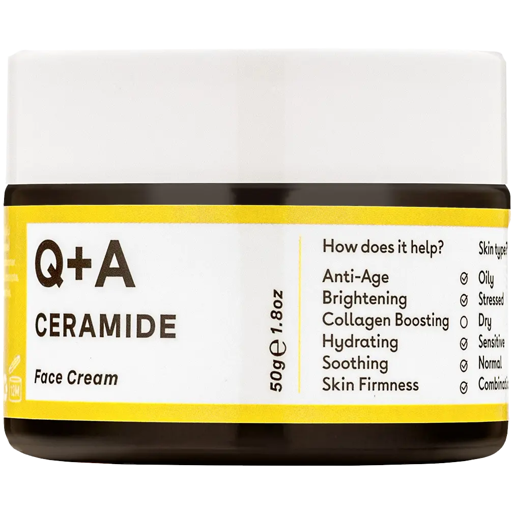 Q+A Ceramides крем для лица дневной, 50 г
Q+A Ceramides крем для лица дневной, 50 г