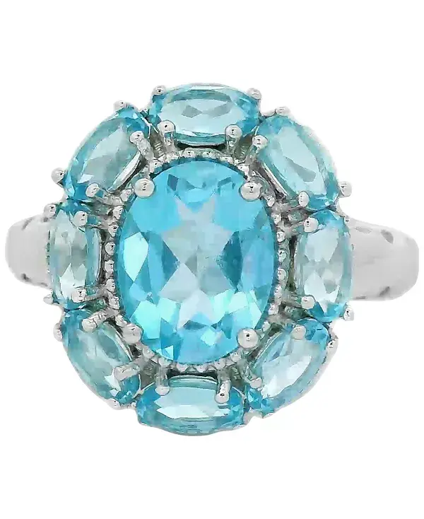 Кольцо с овальным ореолом из швейцарского голубого топаза (4-3/8 карата) из стерлингового серебра Macy'S, ss
Кольцо с овальным ореолом из швейцарского голубого топаза (4-3/8 карата) из стерлингового серебра Macy'S, ss