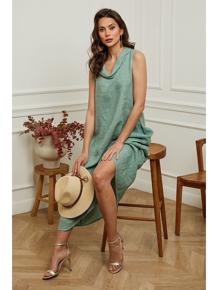 Длинное платье La Compagnie Du Lin, зеленый
Длинное платье La Compagnie Du Lin, зеленый