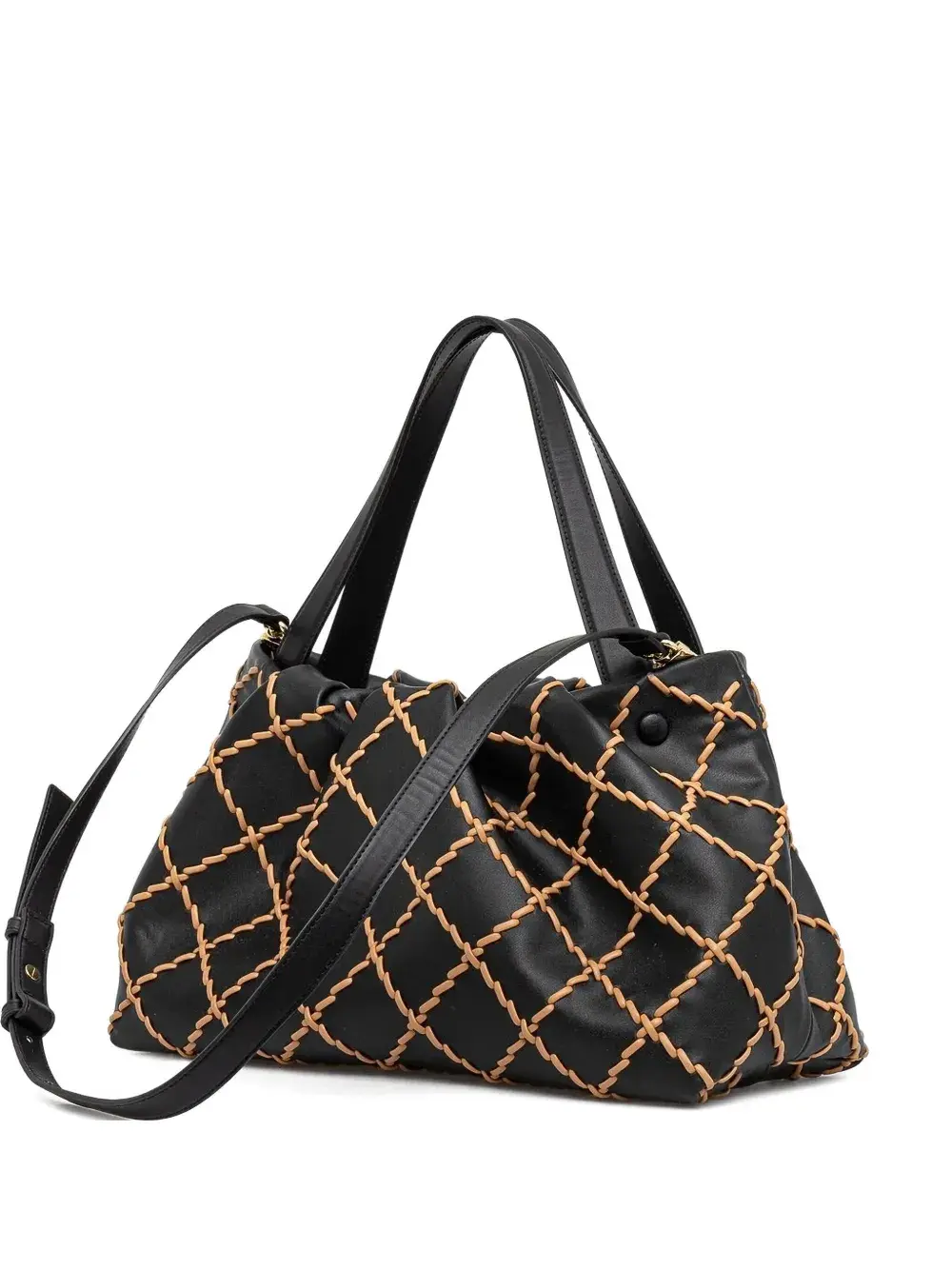 Сумка-шоппер с плиссировкой и швом Themoirè, черный
Сумка-шоппер с плиссировкой и швом Themoirè, черный