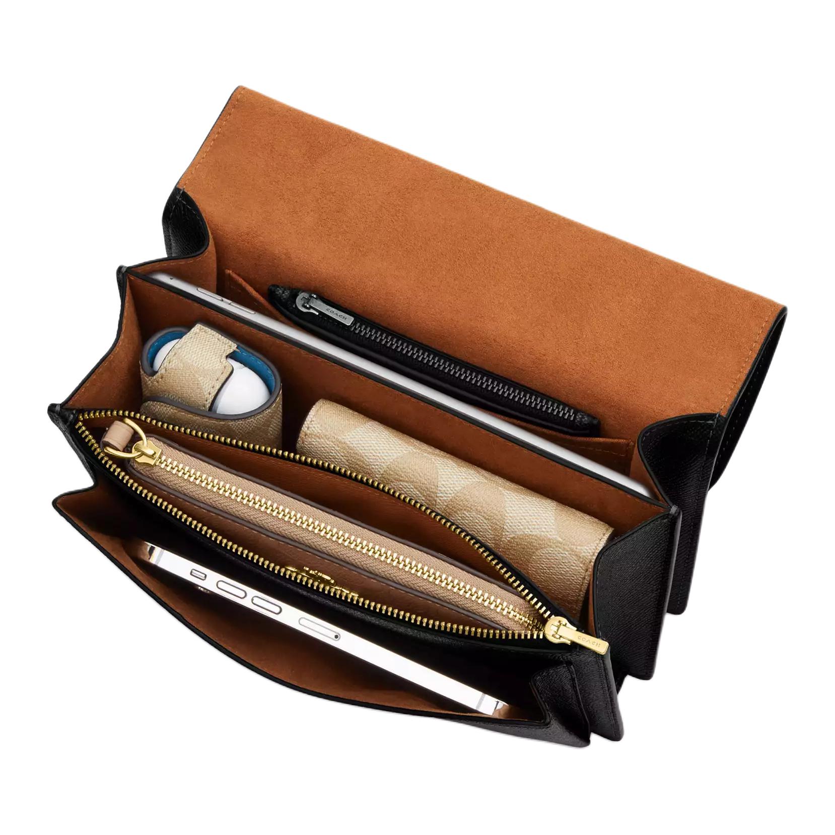 COACH Сумка через плечо Klare Coated Canvas, женская черная
COACH Сумка через плечо Klare Coated Canvas, женская черная