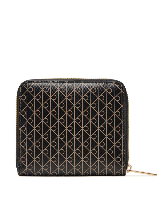 Маленький женский кошелек Emblem Aop Square Zip Around LV04F1089G Calvin Klein, чёрный 
Маленький женский кошелек Emblem Aop Square Zip Around LV04F1089G Calvin Klein, чёрный